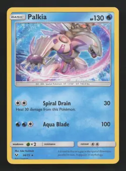 Palkia - 24/73 - Holo Rare - Sun & Moon: Shining Legends - Pokemon card - Image 1