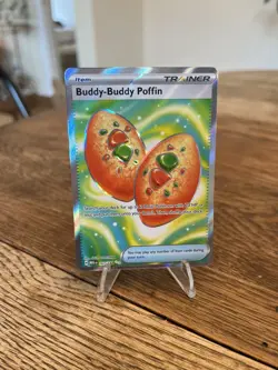 Pokemon TCG: Mega Evolution - Buddy-Buddy Poffin (167/132) Full Art Holo Rare - Image 1