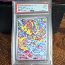 Pokemon TCG SV07 Stellar Crown Zeraora 151/142 IR Holo English PSA 9 - Image 1