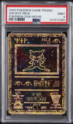 2000 POKEMON GAME MOVIE POKEMON 2000 MOVIE ANCIENT MEW PSA 9 - Image 1