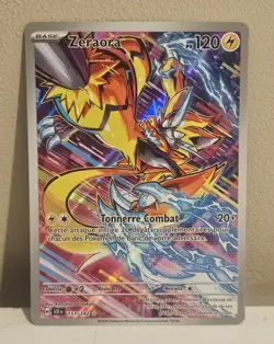 Zeraora 151/142 AR carte Pokemon SCR Couronne Stellaire EV07 - FR - Neuf / Mint - Image 3