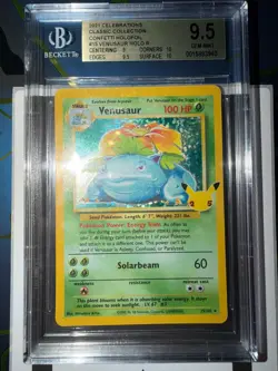 Venusaur 15/102 Beckett 9.5 Gem Mint 2021 Celebrations Pokemon TCG - Image 2