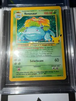 Venusaur 15/102 Beckett 9.5 Gem Mint 2021 Celebrations Pokemon TCG - Image 4
