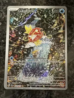 Pokemon TCG Magikarp Scarlet & Violet - Paldea Evolved 203/193 Holo Illustration - Image 1