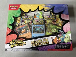 Pokemon TCG Ascended Heroes First Partner Deluxe Pin Collection Box Sealed New - Image 1