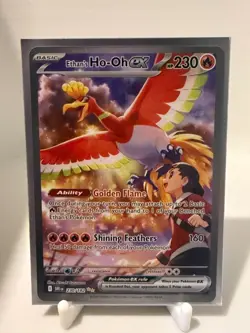 Pokemon Destined Rivals ** ETHAN'S HO-OH EX ** 230/182 Pack Fresh NM - Image 3