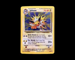 Pokemon TCG Vintage Jolteon 14/110 Legendary Collection Holo Rare 2002 - Image 1