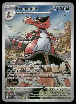 Krookodile 137/086 Holo Illustration Rare Black Bolt Pokemon Near Mint - Image 1