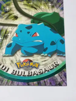 BULBASAUR - #01- Pokemon Blue Label - Topps 1999 TV Animation N M - Image 5