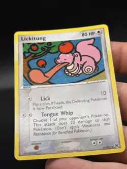 Lickitung 37/112 EX FireRed LeafGreen 2004 FRLG Reverse Holo Pokemon NM IM3 - Image 2