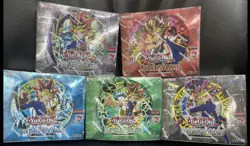 Yugioh 25th Anniversary Booster Box Set of 5 - Legend Blue Eyes White Dragon Lot - Image 2