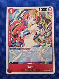 Nami 2025 New Year Event ST01-007 One Piece Promotion Card - Image 1