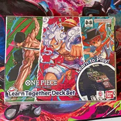 Bandai Namco One Piece Card Game Learn Together Deck Set JP 3 Decks 2024 - Image 1