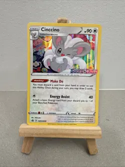 PRERELEASE Cinccino SWSH009 - Sword & Shield - Holo Pokemon Card - MINT - Image 1