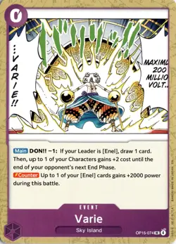 Varie UC Adventure on Kami's Island OP15-074 One Piece TCG - Image 1
