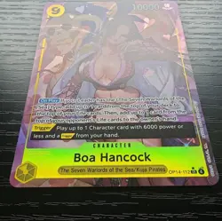 Bandai One Piece TCG Boa Hancock OP14-112 SR SP Alt Art Holo ENG - Image 2
