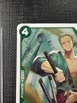 Bandai One Piece Roronoa Zoro PRB02-006 Rare Alt Art Foil EN - Image 2