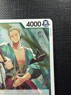 Bandai One Piece Roronoa Zoro PRB02-006 Rare Alt Art Foil EN - Image 3