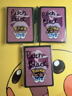 Pitch Black Pokemon TCG Live Online Code Card Lot 150 Cards English- UNUSED - Image 1