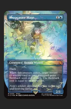 Snapcaster Mage FFXIV Universes Beyond Foil Rare #0469 English MTG Card - Image 2