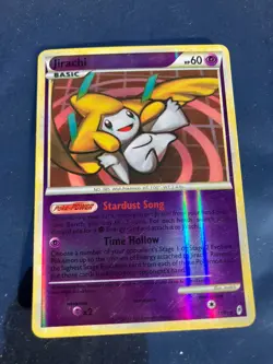 2011 Pokemon Nintendo Jirachi Basic Card 11/95 Reverse Halo Call of Legends - Image 3