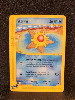 Pokemon TCG Staryu 2003 Skyridge Regular Card 103/144 eReader - Image 1