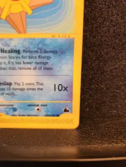 Pokemon TCG Staryu 2003 Skyridge Regular Card 103/144 eReader - Image 4