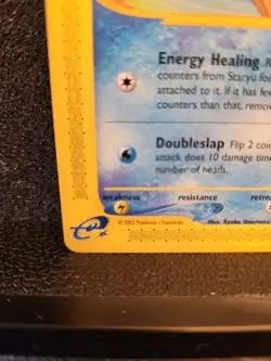 Pokemon TCG Staryu 2003 Skyridge Regular Card 103/144 eReader - Image 5