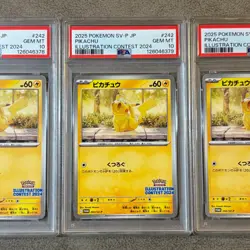 PSA 10 Pikachu 242/SV-P Pokemon Illustration Contest 2024 Promo Card Japanese - Image 3