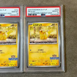 PSA 10 Pikachu 242/SV-P Pokemon Illustration Contest 2024 Promo Card Japanese - Image 4