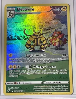 Pokemon TCG Electivire GG08/GG70 Ultra Rare Full Art Holo Card NM 2023 - Image 2