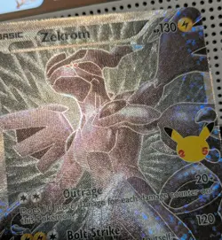 Zekrom Celebrations 25th Holo Foil 114/114 Pokemon Card Near Mint.Never Played! - Image 2
