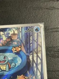 Pokemon TCG Squirtle Stellar Crown Illustration Card 148/142 Near Mint + Case - Image 4