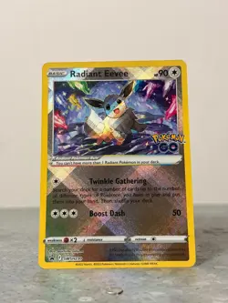 Pokemon TCG Radiant Eevee SWSH230 Holo Promo Card Sword & Shield NM Condition - Image 1