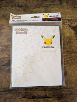 Pokemon Celebrations 25th Anniversary Jumbo Card Binder - Pikachu Promo - Image 1