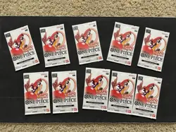 Round 1 x One Piece Card Game Promotional Pack - ENGLISH Lot of 10 Sealed Packs - Image 2