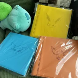 Pokemon PTCG Chinese Flareon Jolteon Vaporeon Eevee GX 480 slots Card Binder - Image 1