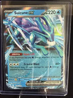 Suicune ex Holo Classic Collection Trading Card Game Classic 010/034 NM - Image 1