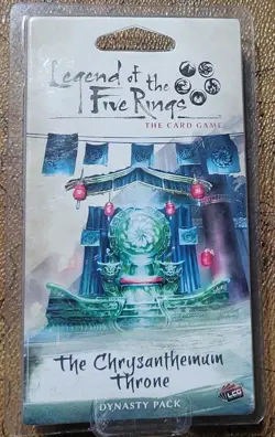 Legend Of The Five Rings Card Game Dynasty Pack The Chrysanthemum Throne. Sealed - Image 1