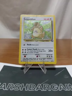 Pokemon TCG Kangaskhan Holo Rare Card Jungle Unlimited Edition 05/64 HP/DMG - Image 1