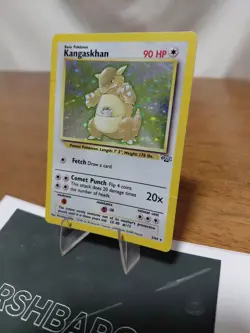 Pokemon TCG Kangaskhan Holo Rare Card Jungle Unlimited Edition 05/64 HP/DMG - Image 3