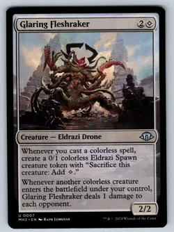 Glaring Fleshraker 7 Uncommon Modern Horizons 3 Magic: The Gathering LP - Image 1