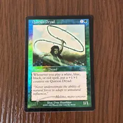 Quirion Dryad Foil Planeshift lightly played LP MTG Magic The Gathering - Image 1
