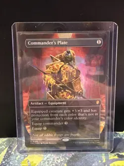 Commander's Plate (Borderless) Commander: Teenage Mutant Ninja Turtles Foil - Image 1