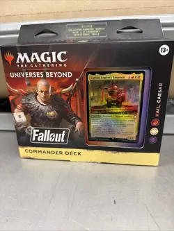 Universes Beyond: Fallout Commander Deck - Hail, Caesar MTG Brand New Sealed 195166228532 - Image 1
