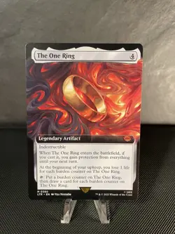 The One Ring Borderless LOTR MTG - Image 1