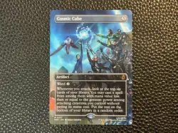 MTG Cosmic Cube Borderless #337 Marvel Super Heroes Mythic NM Never Plated - Image 1
