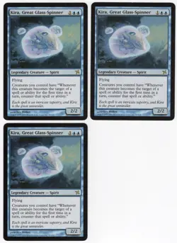 Kira, Great Glass-Spinner x3 3x 2005 Betrayers of Kamigawa Creature MTG NM AZ1 - Image 1