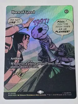 Horn of Greed (Borderless) Marvel Universe Eternal-Legal Foil - Image 1