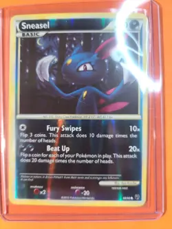 Sneasel 68/90 NM Common Reverse Holo HGSS Undaunted 2010 Pokemon TCG - Image 1